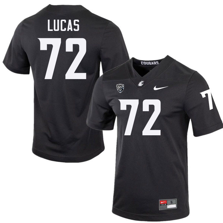 Abraham Lucas WSU Cougars Jersey.Washington State Cougars #72 Abraham Lucas Jersey Youth-Alternate